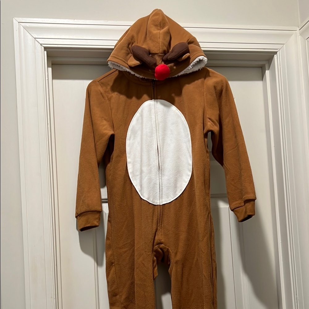 Place Brown and White Reindeer Onesie Costume Seasonal - Family Set